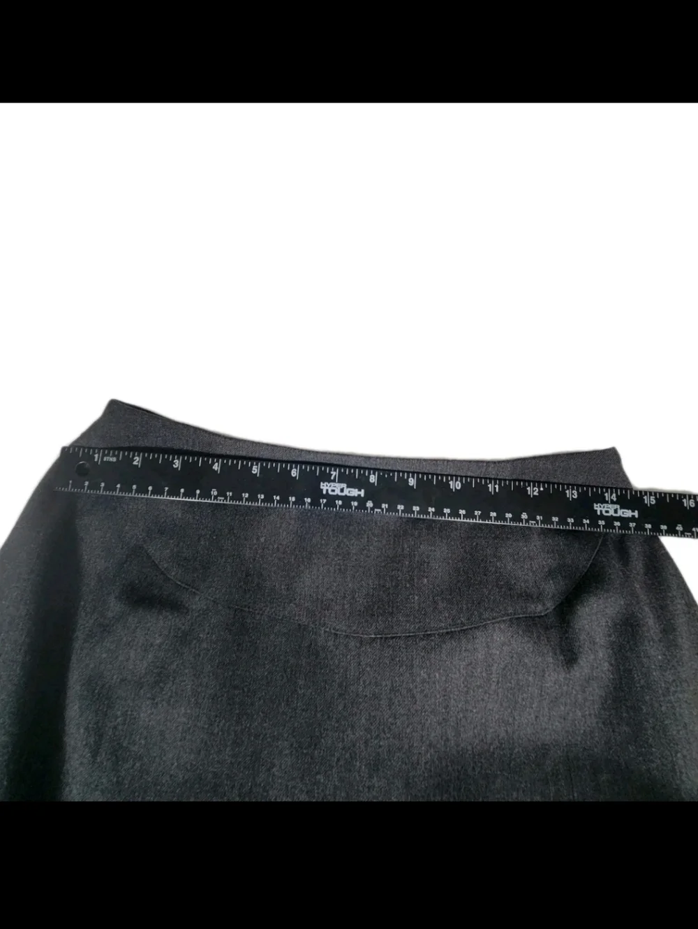 Harvey Benard Vintage Womens 100% Wool Midi Skirt Size 6 Gray EUC Academia Work
